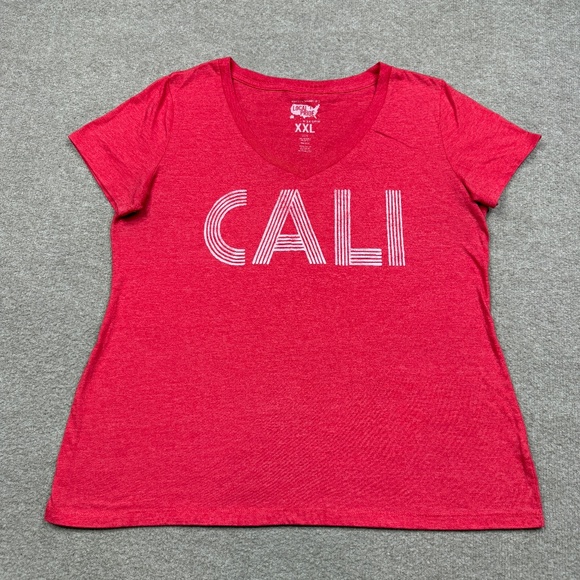 Todd Snyder Tops - Todd Snyder x Local Pride T Shirt Womens Size 2XL XXL Red V Neck Short S…